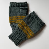 Image 6 of Scottish Artisan Hand Knitted Wrist Warmers in Birlinn Yarn