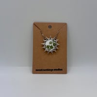 Grandma's Spiky Plate Pendant (#2185)