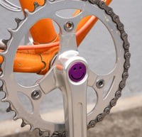 Image 2 of Aluminium Smiley Crankset Caps