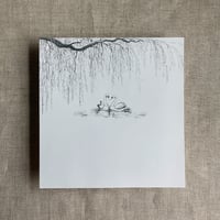 Image 13 of Willow and swan printed envelope liner for A7envelope PACK o...