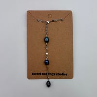 Pearl Drops Necklace (#2218)