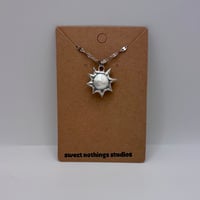 Spiked Pearl Pendant (#2219)