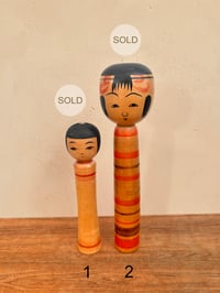 Image 1 of Vintage Kokeshi dolls 12