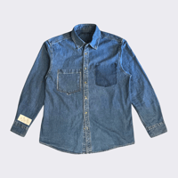 Relax Denim Shirt / Dark wash