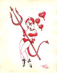 "Deville" Original Watercolor Painting