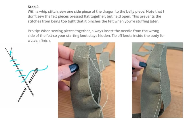 Dragon Sewing Pattern PDF