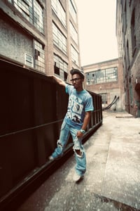 Image 1 of Blue Faces Tee