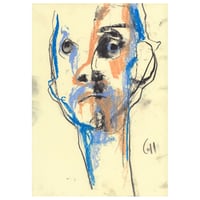 Image 1 of Resolute- Sketchbook Drawing in Soft Pastels on Paper 