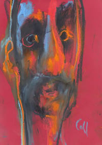 Image 2 of Bathed - Sketchbook Drawing in Soft Pastels on Paper 