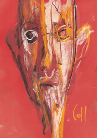 Image 2 of Cast  - Sketchbook Drawing in Soft Pastels on Paper 