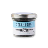 Image 1 of Steenbergs Organic Dried Whole Peppercorns Black 55g