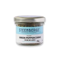 Image 1 of Steenbergs Organic Dried Whole Peppercorns Green 25g