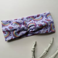 Rainbow Monarchs Headwrap