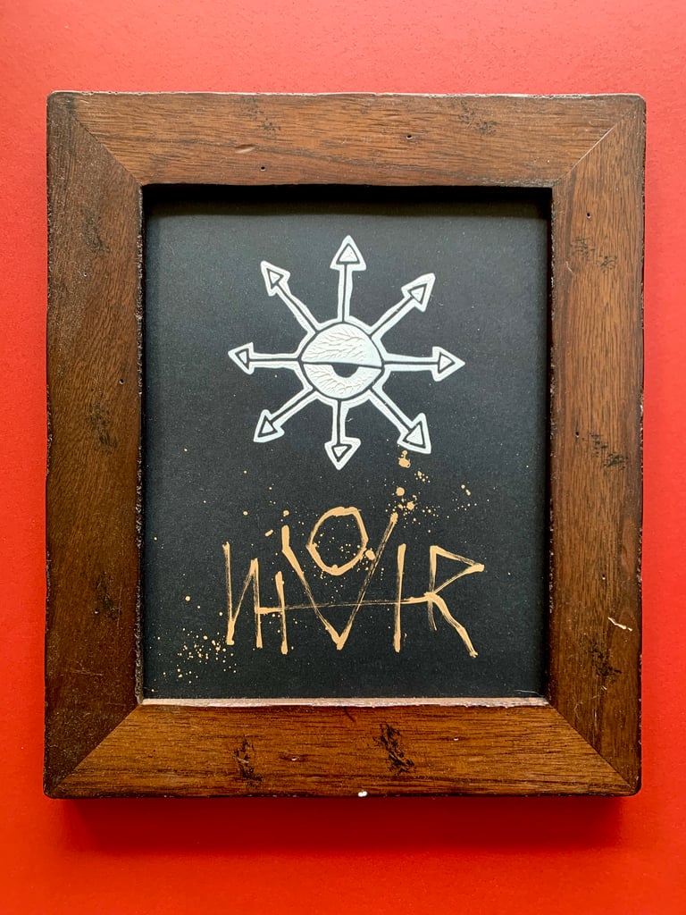 HONOUR Sigil with Chaos Eye (original) FRAMED