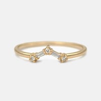 Image 1 of Mini Deco Baguette Ring