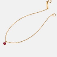 Image 1 of Petite Ruby Drop Bracelet