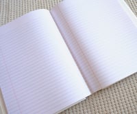 Image 2 of Custom Composition Book, Handmade, College, school, colorful, students, cats, kitten