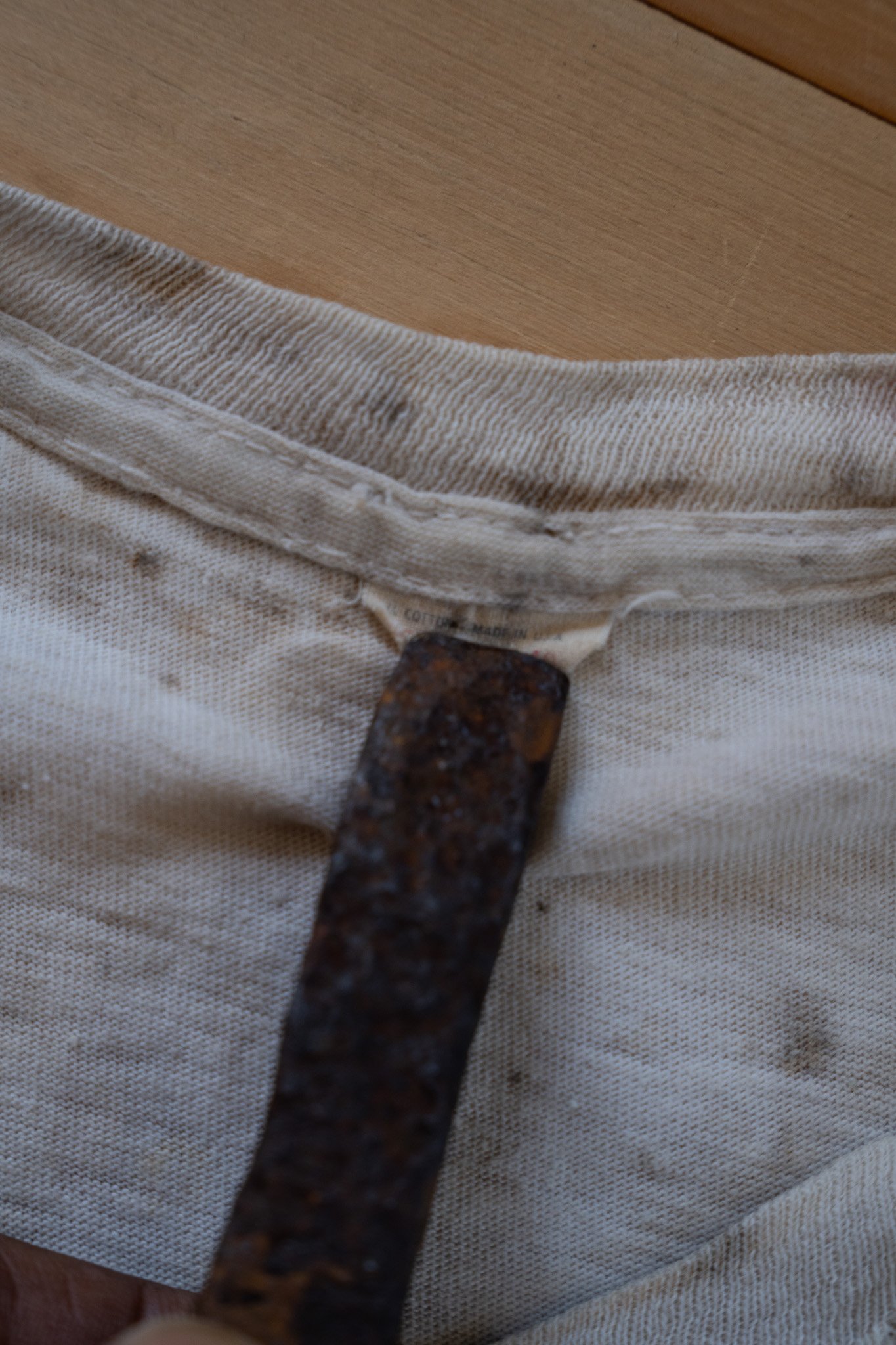 Image of Vintage Single Stitch Distressed Workwear T-Shirt