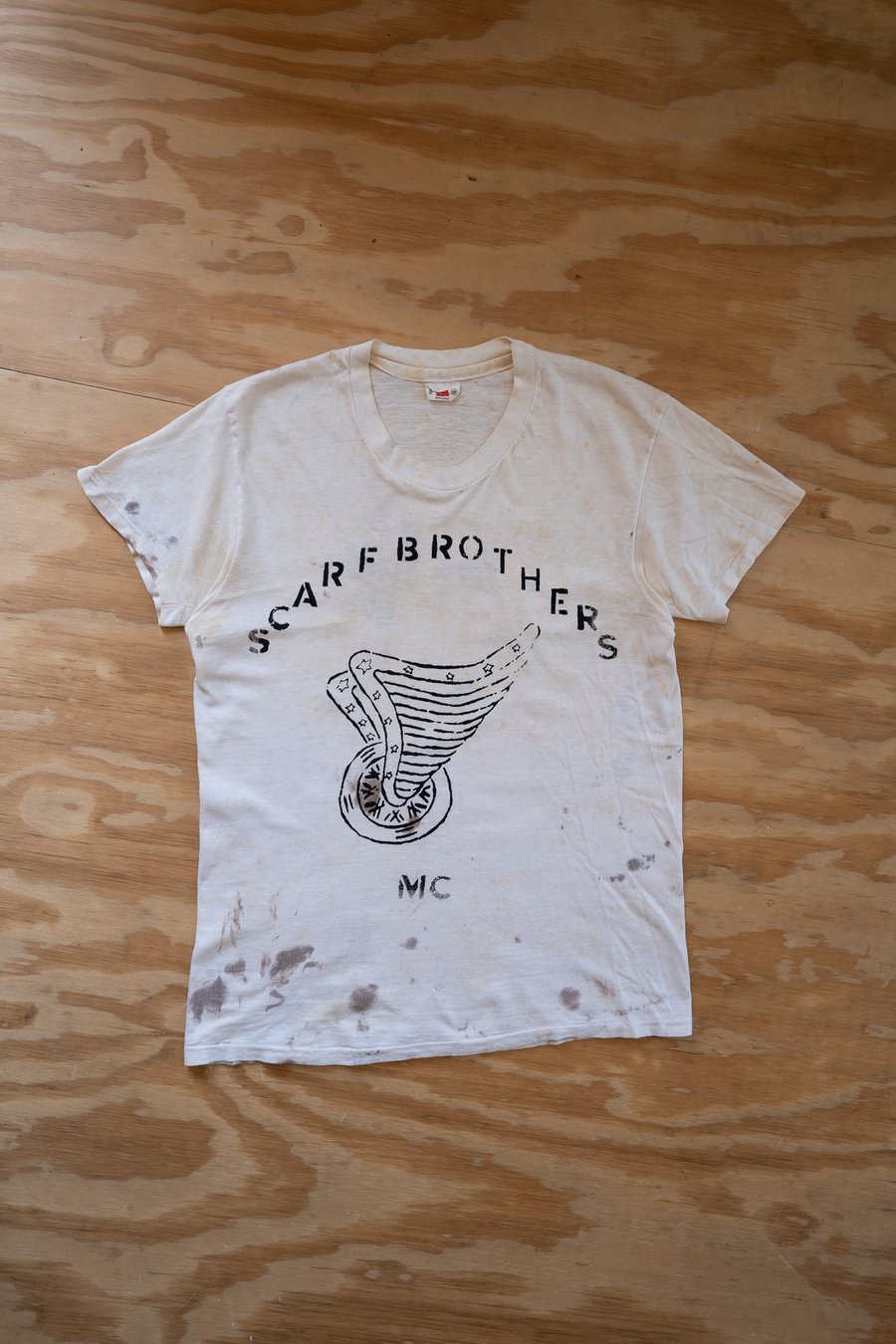 Image of [SAMPLE] Vintage Scarf Brothers Motorcycle Club T-Shirt