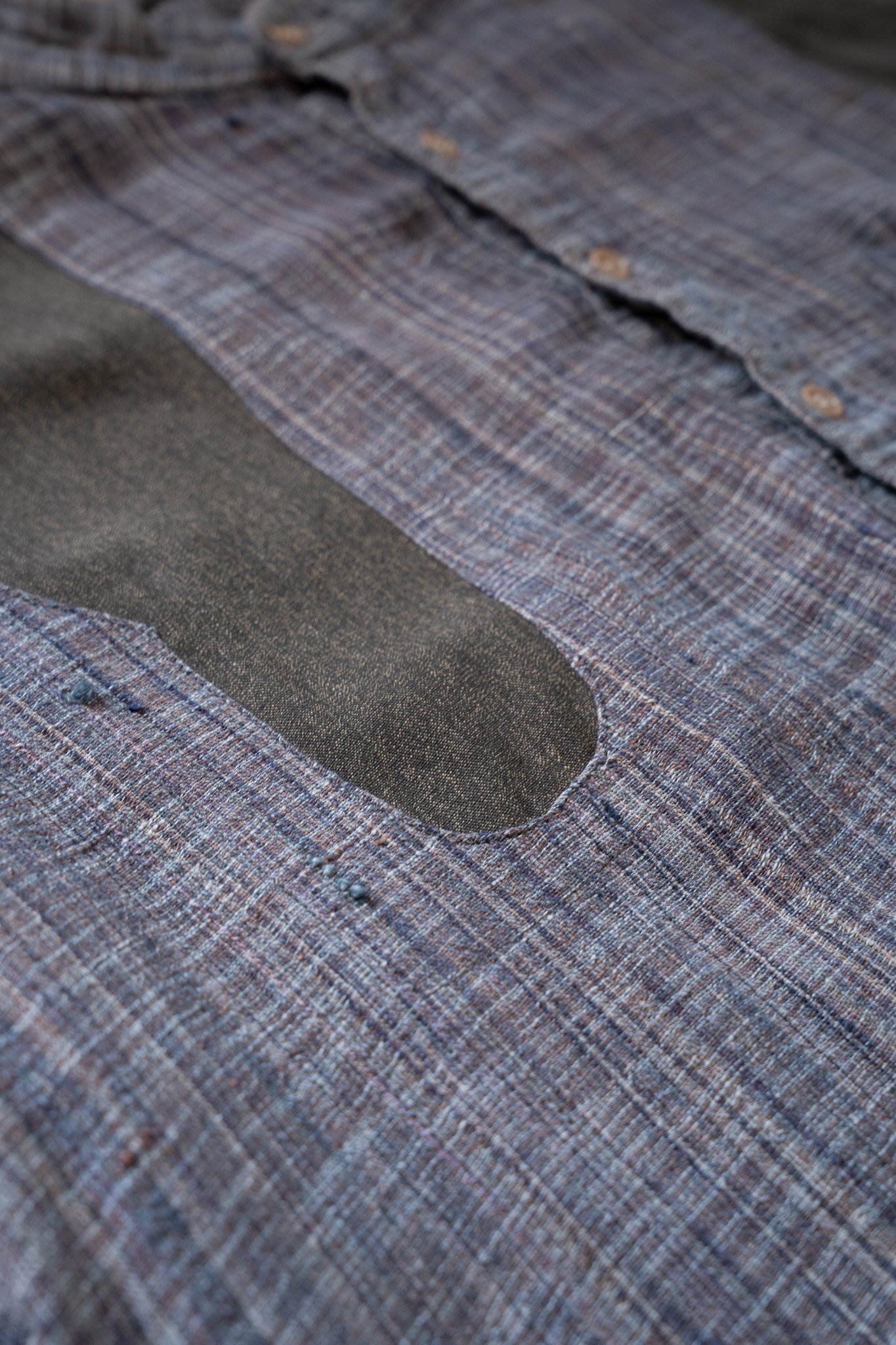 Image of Vintage European Linen Work Shirt