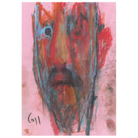Image 1 of Through - Sketchbook Drawing in Soft Pastels on Paper 
