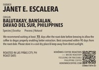 Image 4 of KUBING — EXCELSA SINGLE ORIGIN COFFEE from Davao del Sur |  Farmer: Janet Escalera