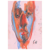 Image 1 of Reflect - Sketchbook Drawing in Soft Pastels on Paper 