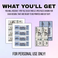 Image 2 of Printable XG Fan Ticket - Instant Digital Download