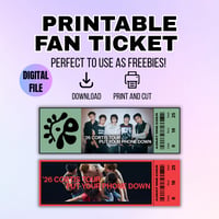 Image 1 of Printable Cortis Fan Ticket - Instant Digital Download