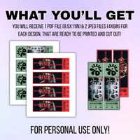 Image 2 of Printable Cortis Fan Ticket - Instant Digital Download
