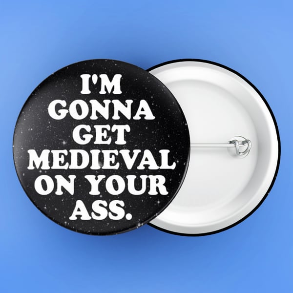 Image of badge pulp fiction
