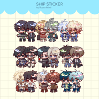 BL Ship Anime Sticker