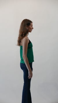 Image 2 of Emerald Green Y2K Camisole 