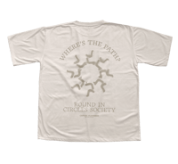 Where's the Path Tee - Ecru