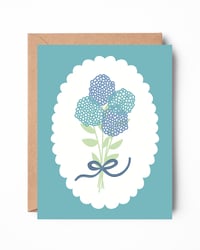 Blue Hydrangeas Card