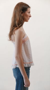 Image 2 of Sheer Floral Babydoll Top 