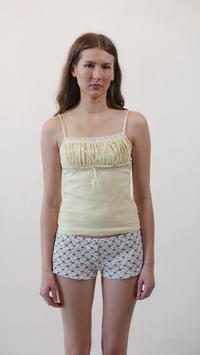 Image 1 of Butter Yellow Milkmaid Top 
