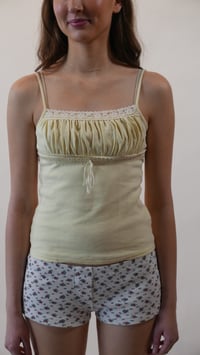 Image 2 of Butter Yellow Milkmaid Top 