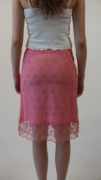 Image 3 of Handmade Lace Overlay Slip Skirt 