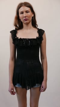 Image 1 of Mesh 90s’ Sheer Mini Lingerie Dress