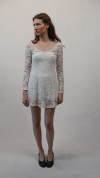 Image 1 of Vintage Supré Sheer Lace Dress