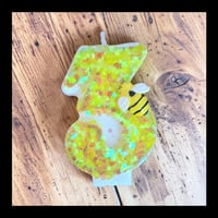 Image 5 of Bumblebee Themed Birthday Cake Candle 