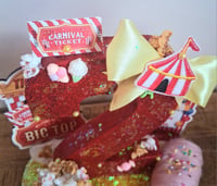 Image 3 of Circus themed Birthday Age Centerpiece 