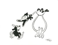 "Dizzy Chicken" Original Ink Art