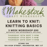 Image 1 of Learn to Knit: Knitting Basics SEPT