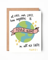 Psalm 8 Card