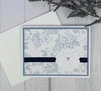Image 14 of Blue and Yellow Floral Card Making Kit for Adults to DIY 6 Handmade Greeting Cards, Easy DIY Craft