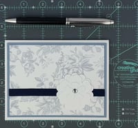 Image 12 of Blue and Yellow Floral Card Making Kit for Adults to DIY 6 Handmade Greeting Cards, Easy DIY Craft
