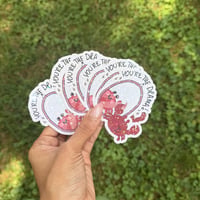 Image 2 of You're The Drama Crab Sticker