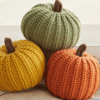 Image 1 of Knit pumpkins